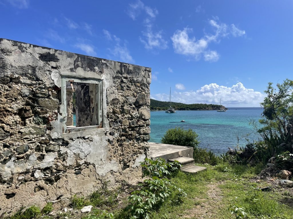 lameshur bay on st john from ruins