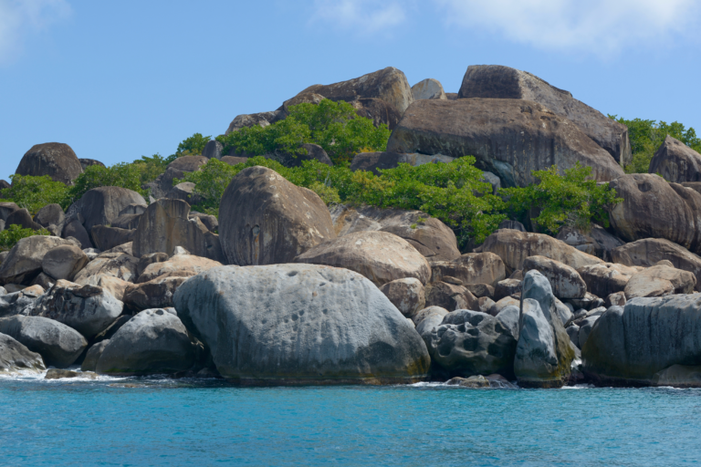 boulders near virgin gorda british virgin island snorkeling