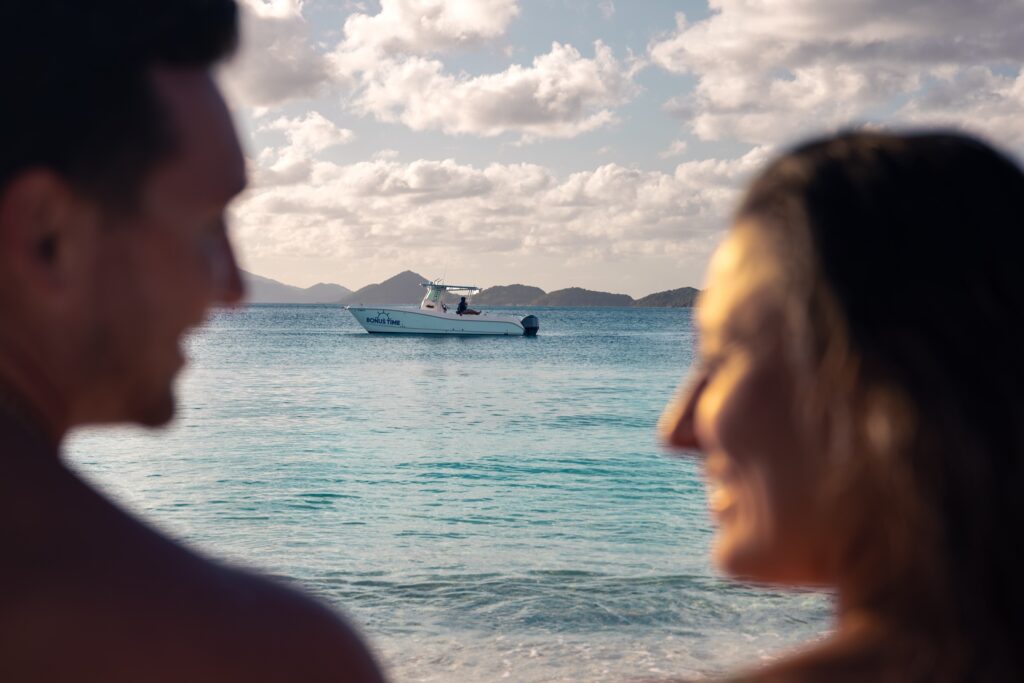 bonus time on horizon two guests on the beach