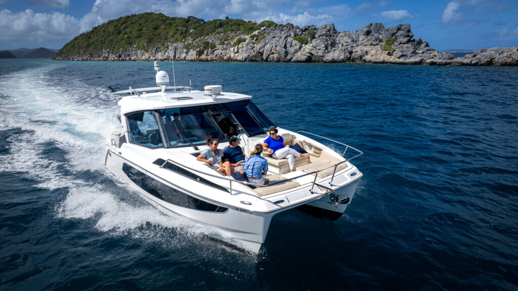 36' aquila cruising the us virgin islands all inclusive private charter